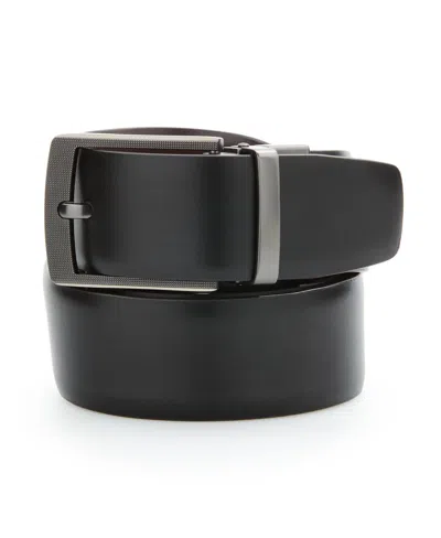 Perry Ellis Men's Cabernet Leather Reversible Belt In Brown