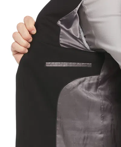 Perry Ellis Men's Slim Fit Performance Tech Suit Jacket In Black