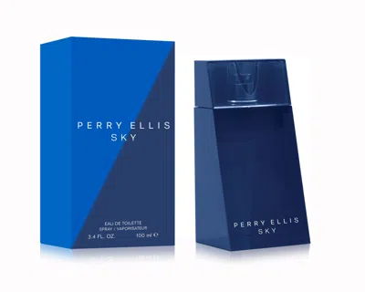 Perry Ellis Sky Eau De Toilette Spray, 3.4 Oz. In Assorted,blue