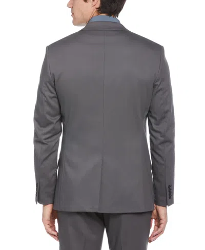 Perry Ellis Men's Slim Fit Performance Tech Suit Jacket In Smoked Pearl,gray
