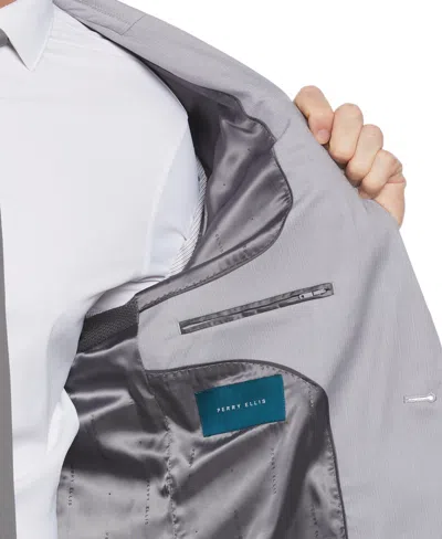 Perry Ellis Men's Performance Tech Suit Jacket In Alloy,gray