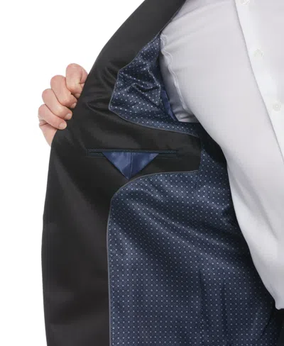 Perry Ellis Men's Slim Fit Textured Tuxedo Jacket In Medium Navy,blue
