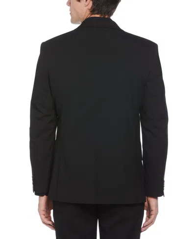 Perry Ellis Men's Satin Piecing Tuxedo Jacket In Black