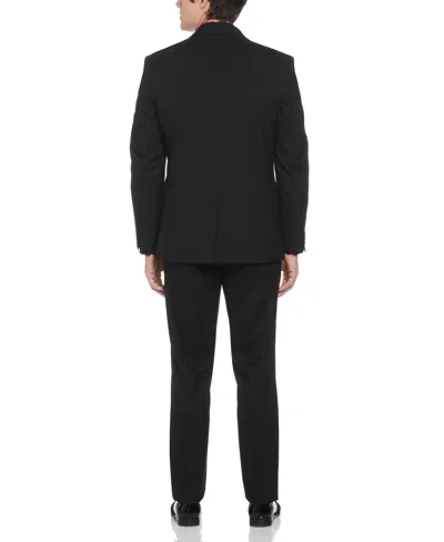 Perry Ellis Men's Satin Piecing Tuxedo Jacket In Black