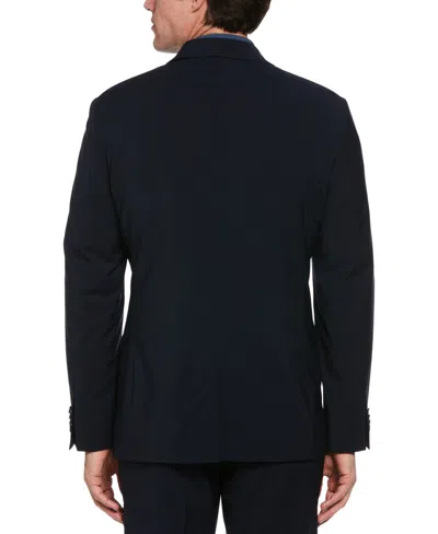 Perry Ellis Men's Slim Fit Textured Suit Jacket In Deep Navy,blue