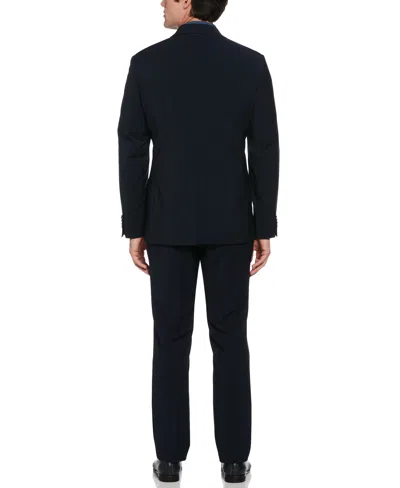 Perry Ellis Men's Slim Fit Textured Suit Jacket In Deep Navy,blue