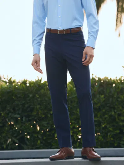 Perry Ellis Men's Slim Fit Louis Suit Pants In Navy,blue
