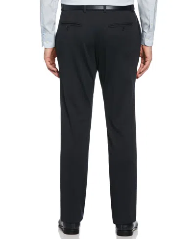 Perry Ellis Men's Slim Fit Pindot Stretch Knit Suit Pants In Dark Sapphire,blue