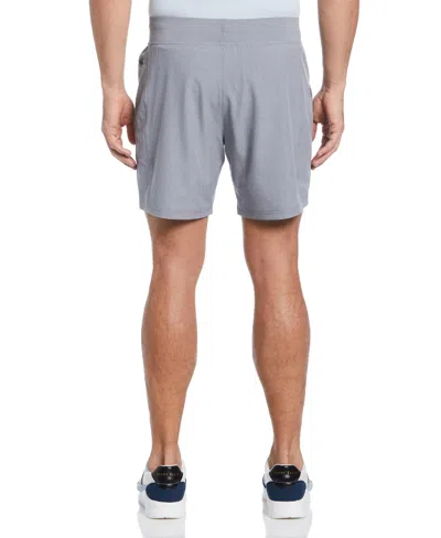 Perry Ellis Men's 7" Pull-on Stretch Short In Tradedawn Heather,gray