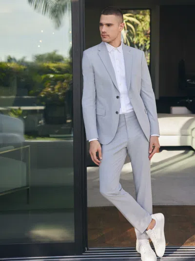 Perry Ellis Men's Untucked Total Stretch Slim Fit Shirt In White