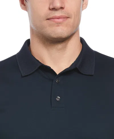 Perry Ellis Men's Cool Interlock Polo In Dark Sapphire,blue