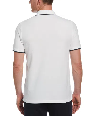 Shop Perry Ellis Men's Pique Polo Shirt In Bright White