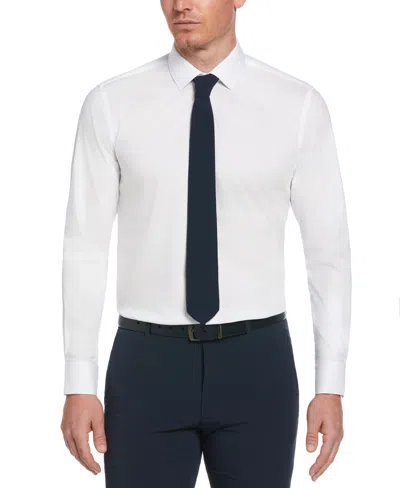 Perry Ellis Men's Slim Fit Total Stretch Performance Dress Shirt In Bright White