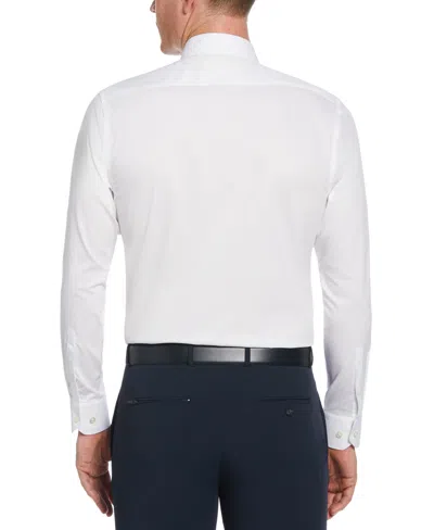 Perry Ellis Men's Slim Fit Total Stretch Performance Dress Shirt In Bright White