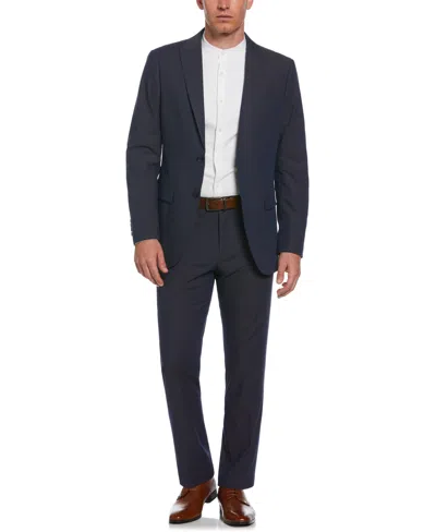 Perry Ellis Men's Slim Fit Peak Lapel Louis Suit Jacket In Royal Purple