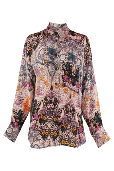 Maria Cher Women's Besalu Pilar Shirt In Mix 2 Green In Multi