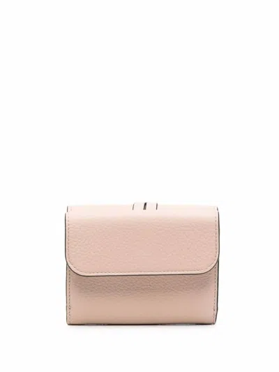 Shop Chloé Chloè Wallets In Cement Pink