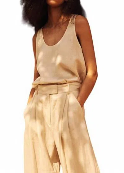 Three Graces Tina Top In Chalk In White