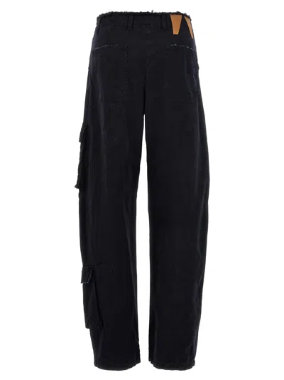 Darkpark Navy Rosalind Cargo Pants