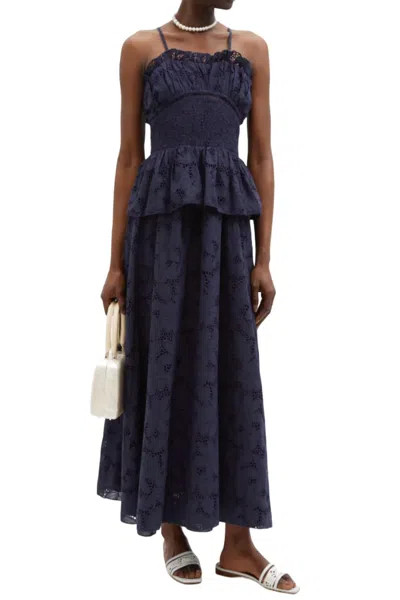 LUG VON SIGA AMARA DRESS IN NAVY 