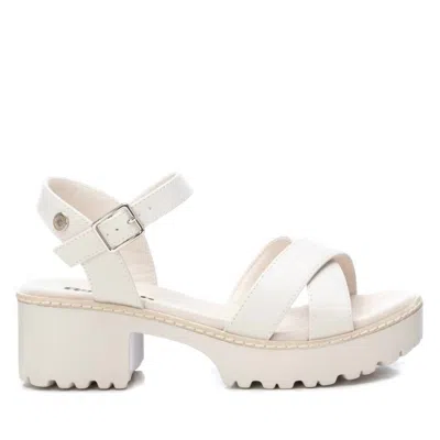 Xti Women's Heeled Platform Sandals In Ice In Blue
