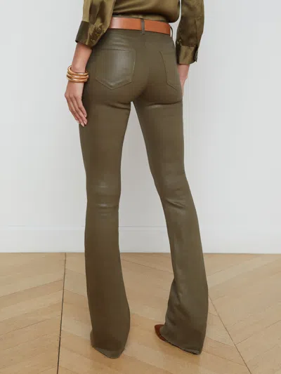 L'agence Ruth Straight-leg Jean In Pinewood Coated