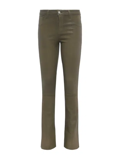 L'agence Ruth Straight-leg Jean In Pinewood Coated