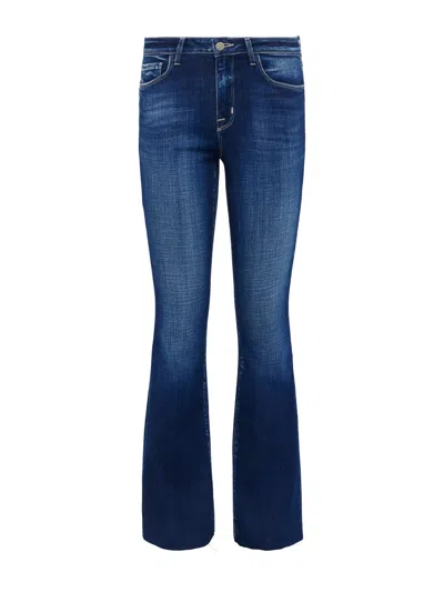 L Agence Sera Sneaker Flare Jean In Beacon