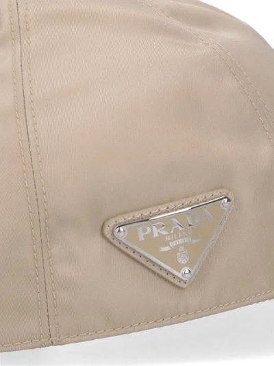 PRADA PRADA MEN LOGO BASEBALL CAP 