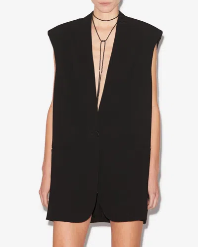 Isabel Marant Emara Vest In Black