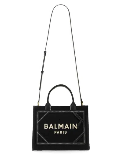 Shop Balmain "b-army" Shopper Bag In Black