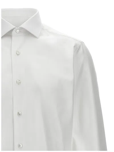 Shop Barba 'journey' Shirt In White