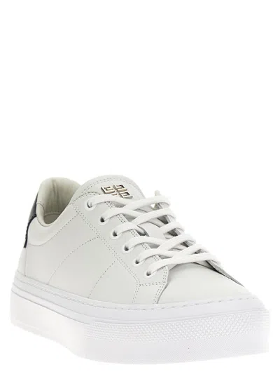 Shop Givenchy 'city Sport' Sneakers In White/black