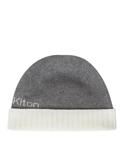 Shop Kiton Hat In Grey