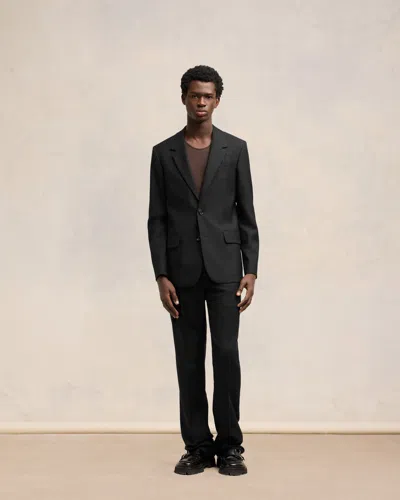 Ami Alexandre Mattiussi Ami Paris Single-breasted Tailored Blazer In Black