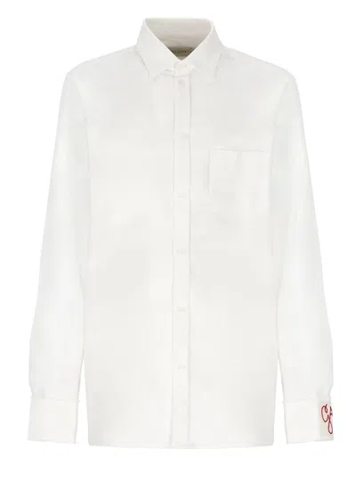 Shop Golden Goose Shirts White