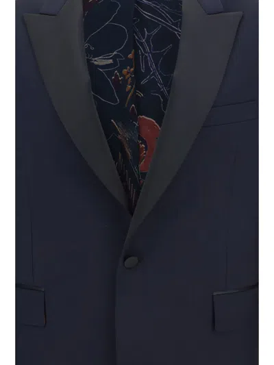 Shop Paul Smith Blazers E Vests In 49_very Dark Navy