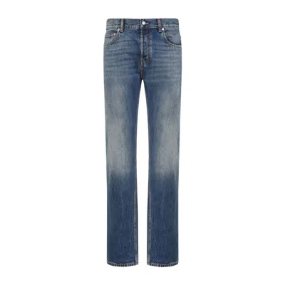 Alexander Mcqueen Alexander Mc Queen Workwear Denim Jeans In Blue
