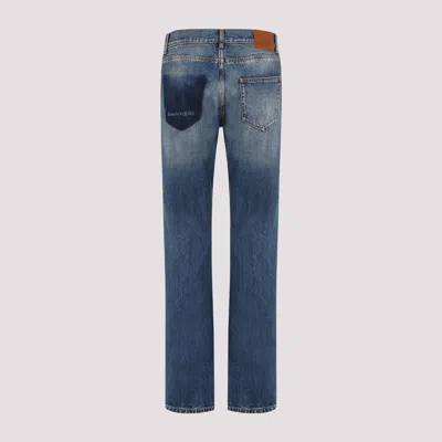 Alexander Mcqueen Alexander Mc Queen Workwear Denim Jeans In Blue