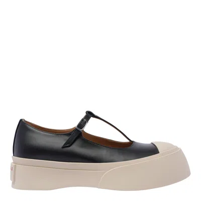 Shop Marni Sneakers In Black