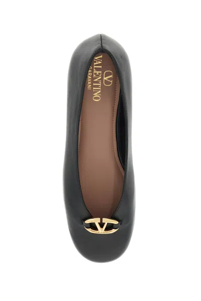 Shop Valentino 'ballet Flats Vlogo: In Black