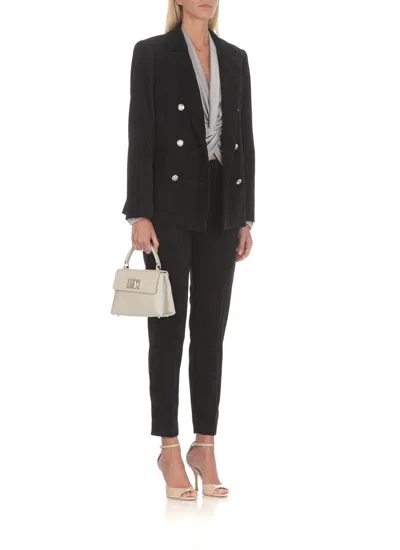 D Exterior D.exterior Tapered Corduroy Pants In Black