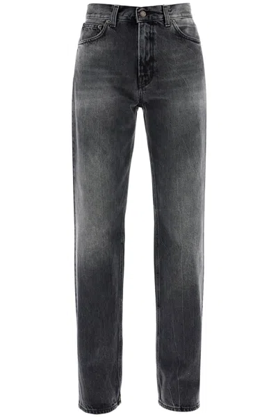 Shop Haikure Jeans Korea A Taglio Dritto In Grey