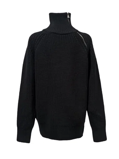 Shop Dries Van Noten Zip-up Sweater In Black