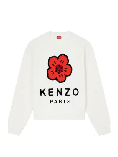 Shop Kenzo Rws Boke Placed Jumper In White