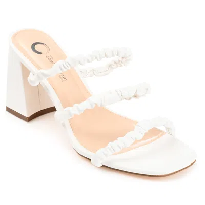 Journee Collection Journee Women's Tru Comfort Foam Reagaan Sandals In White