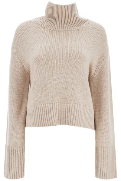 Shop Lisa Yang High-necked Fleur Sweater In Neutro