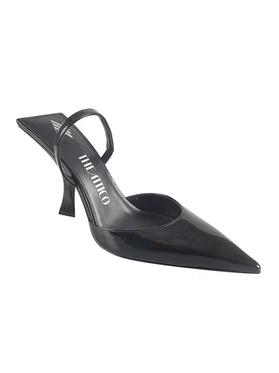 Shop Attico The  Sandals Black