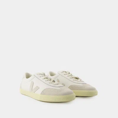 Shop Veja Volley Sneakers In White