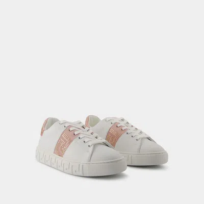 Versace Sneakers In White